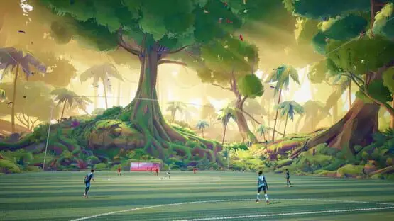 This contains a gameplay image of the game: Screenshot of Rematch