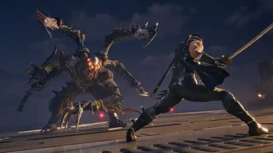 Hier ist ein Gameplay-Bild des Spiels:Screenshot von Ninja Gaiden II Black