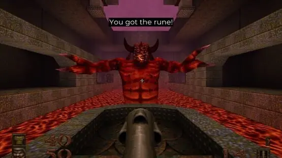 次のゲームプレイ画像を含みます: 画像のスクリーンショット Quake