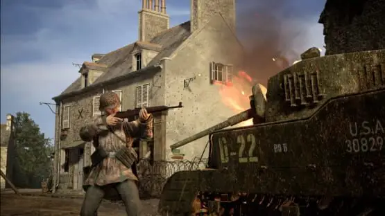 This contains a gameplay image of the game: Screenshot of Hell Let Loose