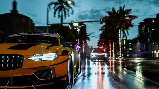 This contains a gameplay image of the game: Screenshot of Need for Speed: Heat - Deluxe Edition