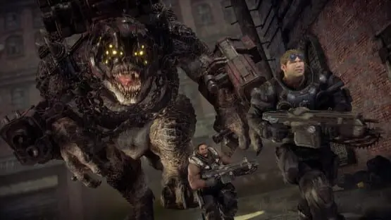 This contains a gameplay image of the game: Screenshot of 5 - Gears of War: Reloaded