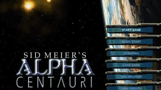 Это содержит изображение игрового процесса игры:Скриншот Sid Meier's Alpha Centauri