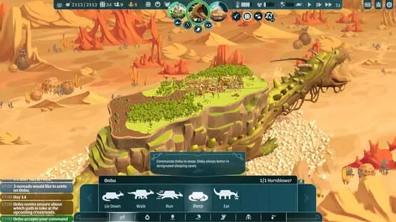 Ceci contient une image de gameplay du jeu : Capture d'écran de 6 - The Wandering Village