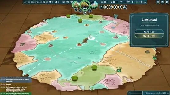 Ceci contient une image de gameplay du jeu : Capture d'écran de 8 - The Wandering Village