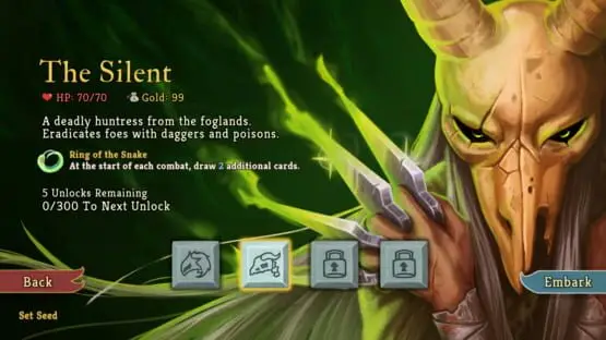 This contains a gameplay image of the game: Screenshot of 8 - Slay the Spire