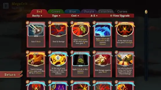 This contains a gameplay image of the game: Screenshot of 9 - Slay the Spire