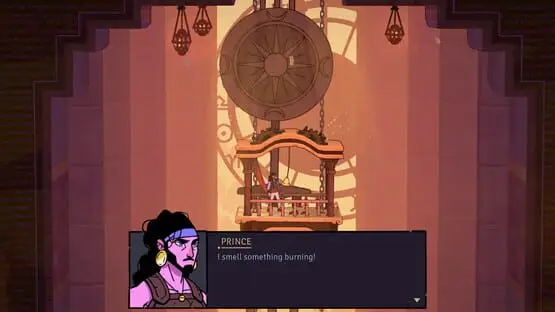 Isso contém uma imagem de jogabilidade do jogo:Captura de tela de 3 - The Rogue Prince of Persia