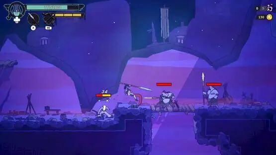 Isso contém uma imagem de jogabilidade do jogo:Captura de tela de 6 - The Rogue Prince of Persia