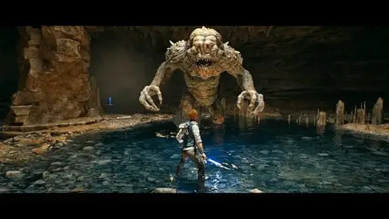 This contains a gameplay image of the game: Screenshot of 11 - Star Wars Jedi: Survivor