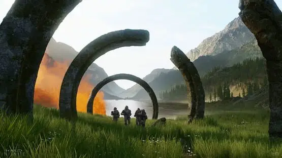 Это содержит изображение игрового процесса игры:Скриншот Halo Infinite
