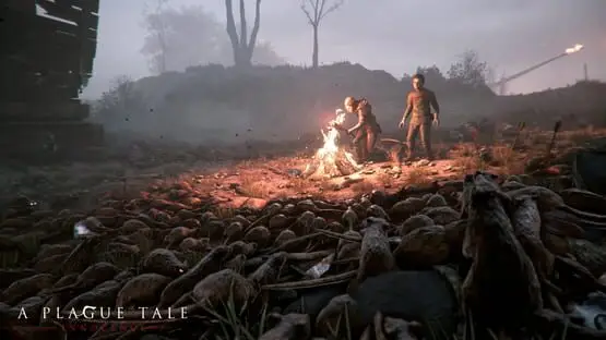 This contains a gameplay image of the game: Screenshot of A Plague Tale: Innocence