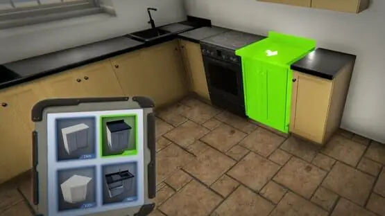 This contains a gameplay image of the game: Screenshot of House Flipper