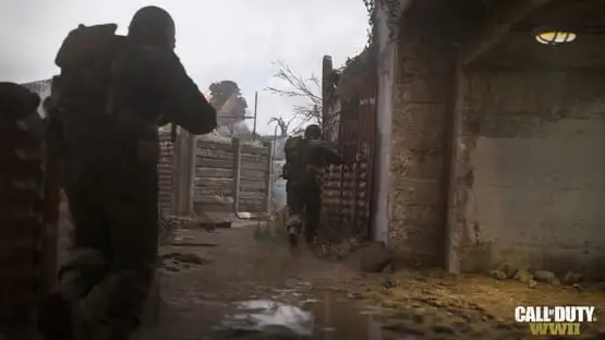 Isso contém uma imagem de jogabilidade do jogo:Captura de tela de Call of Duty: WWII