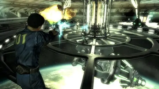 This contains a gameplay image of the game: Screenshot of Fallout 3: Game of the Year Edition