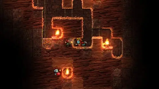 次のゲームプレイ画像を含みます: 画像のスクリーンショット SteamWorld Dig 2