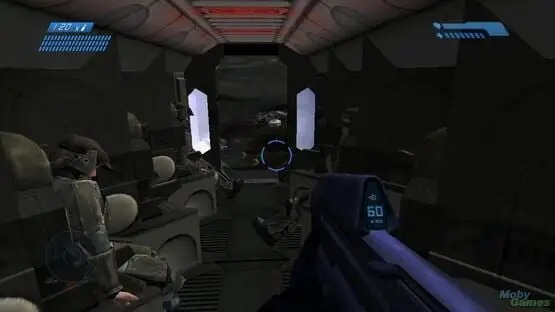 Isso contém uma imagem de jogabilidade do jogo:Captura de tela de Halo: Combat Evolved Anniversary