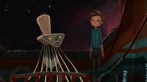 This contains a gameplay image of the game: Screenshot of 5 - Broken Age