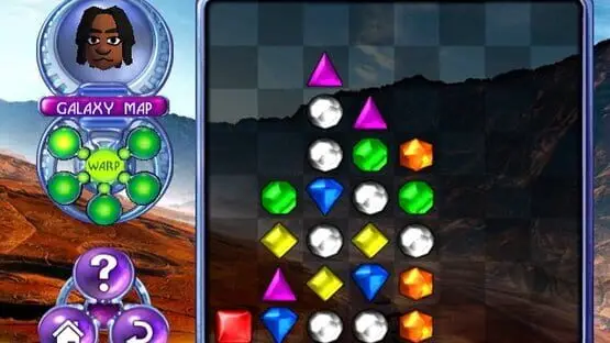 This contains a gameplay image of the game: Screenshot of Bejeweled 2
