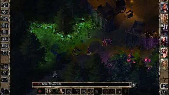 Esto contiene una imagen de juego de: Captura de pantalla de Baldur's Gate II: Enhanced Edition