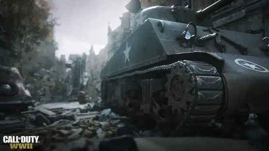 Isso contém uma imagem de jogabilidade do jogo:Captura de tela de Call of Duty: WWII