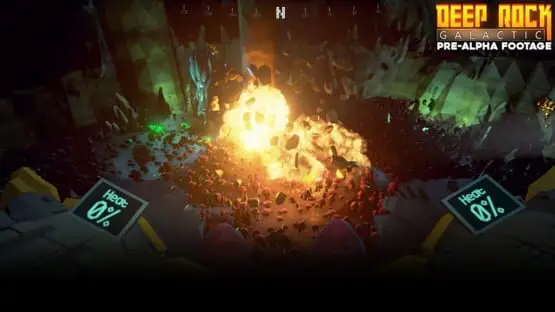 Esto contiene una imagen de juego de: Captura de pantalla de Deep Rock Galactic