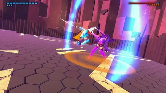 This contains a gameplay image of the game: Screenshot of Furi