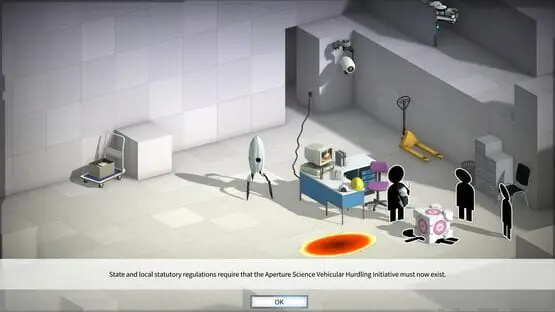 Hier ist ein Gameplay-Bild des Spiels:Screenshot von Bridge Constructor Portal