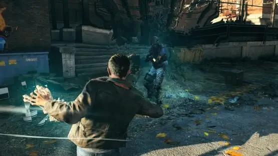 Esto contiene una imagen de juego de: Captura de pantalla de Quantum Break
