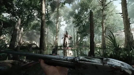 This contains a gameplay image of the game: Screenshot of Hunt: Showdown 1896