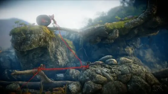 This contains a gameplay image of the game: Screenshot of Unravel