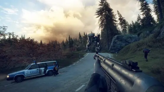 This contains a gameplay image of the game: Screenshot of Generation Zero
