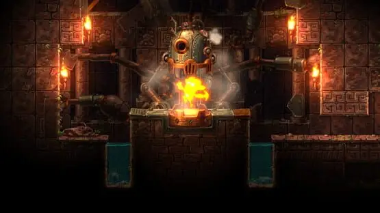 次のゲームプレイ画像を含みます: 画像のスクリーンショット SteamWorld Dig 2