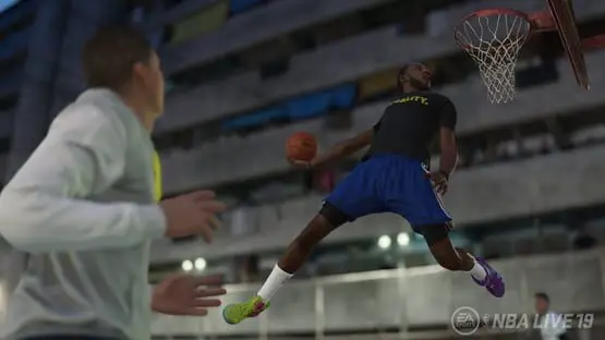 Esto contiene una imagen de juego de: Captura de pantalla de 2 - NBA Live 19
