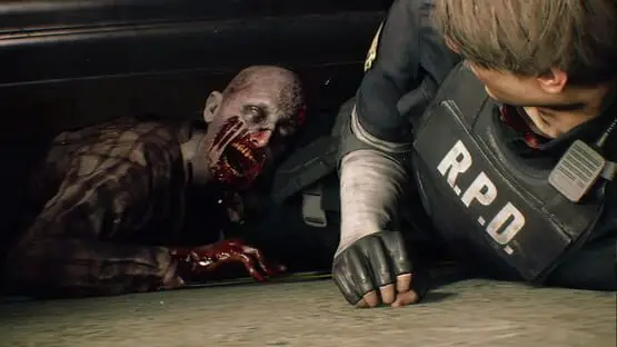 Esto contiene una imagen de juego de: Captura de pantalla de 2 - Resident Evil 2