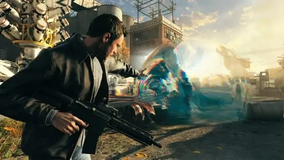 Esto contiene una imagen de juego de: Captura de pantalla de Quantum Break