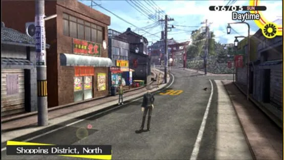 This contains a gameplay image of the game: Screenshot of Persona 4 Golden