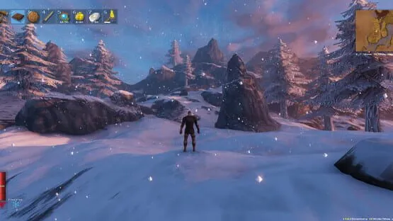 This contains a gameplay image of the game: Screenshot of Valheim