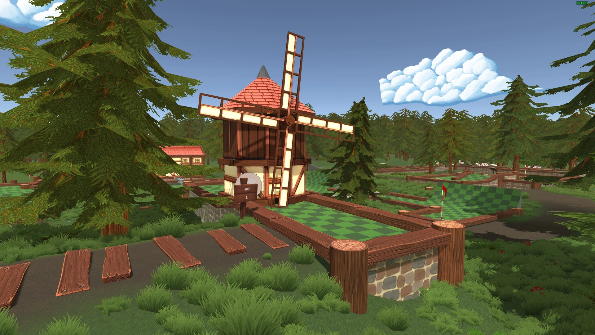 Isso contém uma imagem de jogabilidade do jogo:Captura de tela de Golf With Your Friends