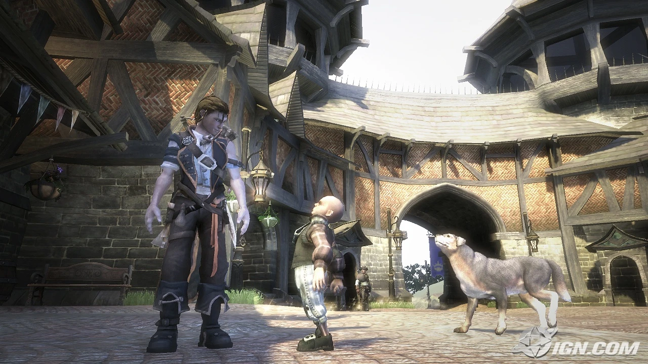 Hier ist ein Gameplay-Bild des Spiels:Screenshot von Fable II