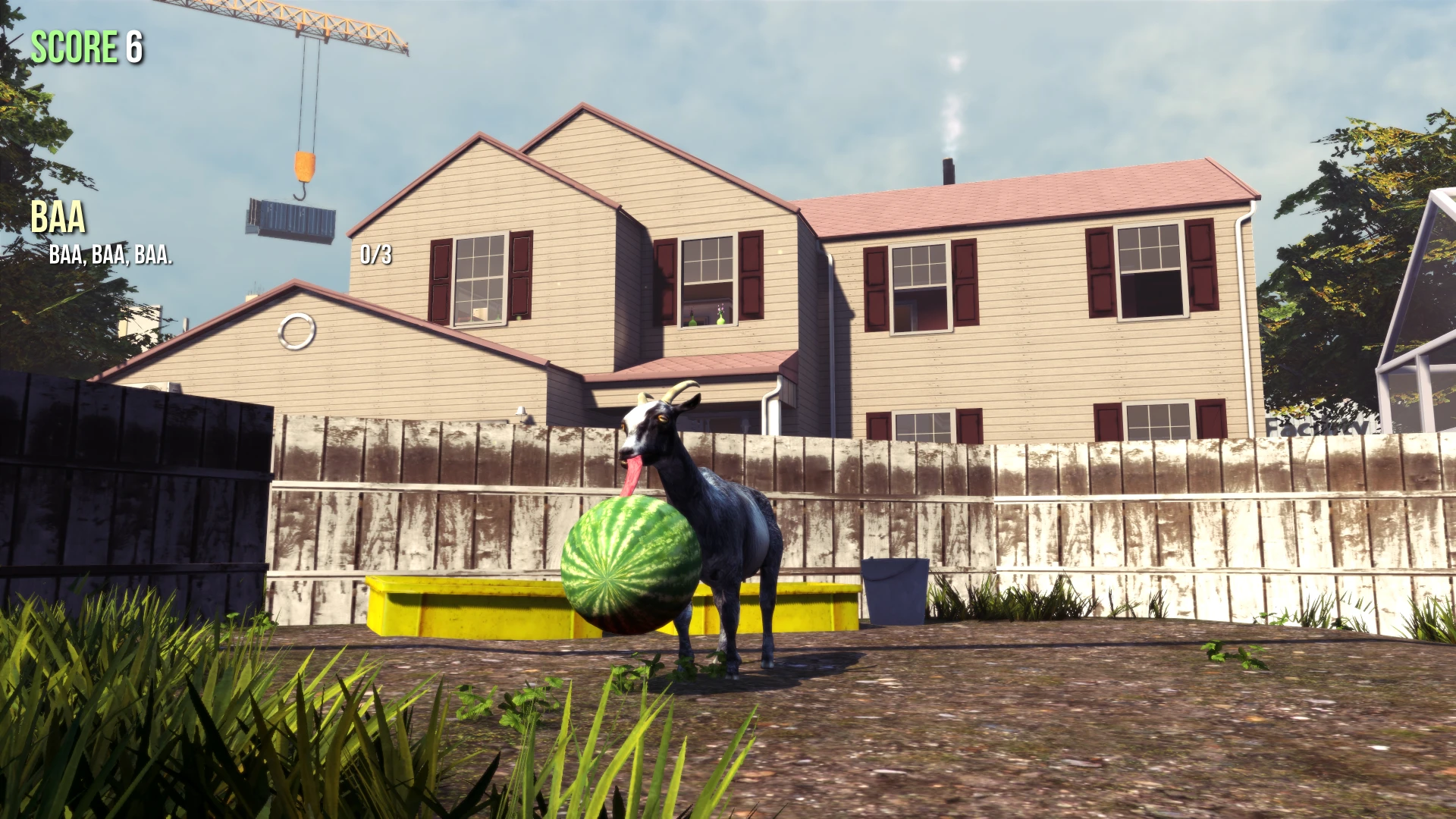 Esto contiene una imagen de juego de: Captura de pantalla de Goat Simulator
