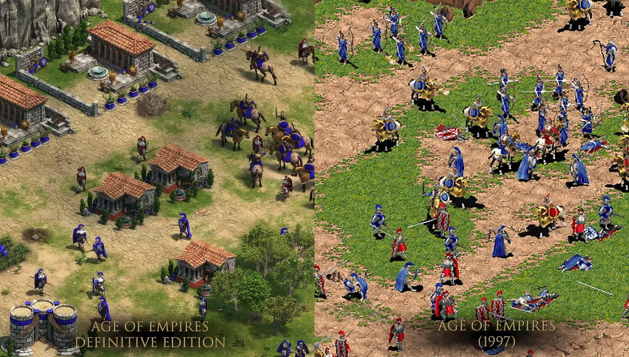 Esto contiene una imagen de juego de: Captura de pantalla de Age of Empires: Definitive Edition