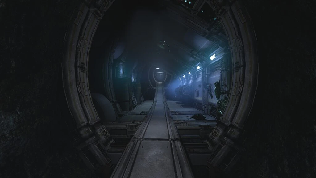 This contains a gameplay image of the game: Screenshot of Soma