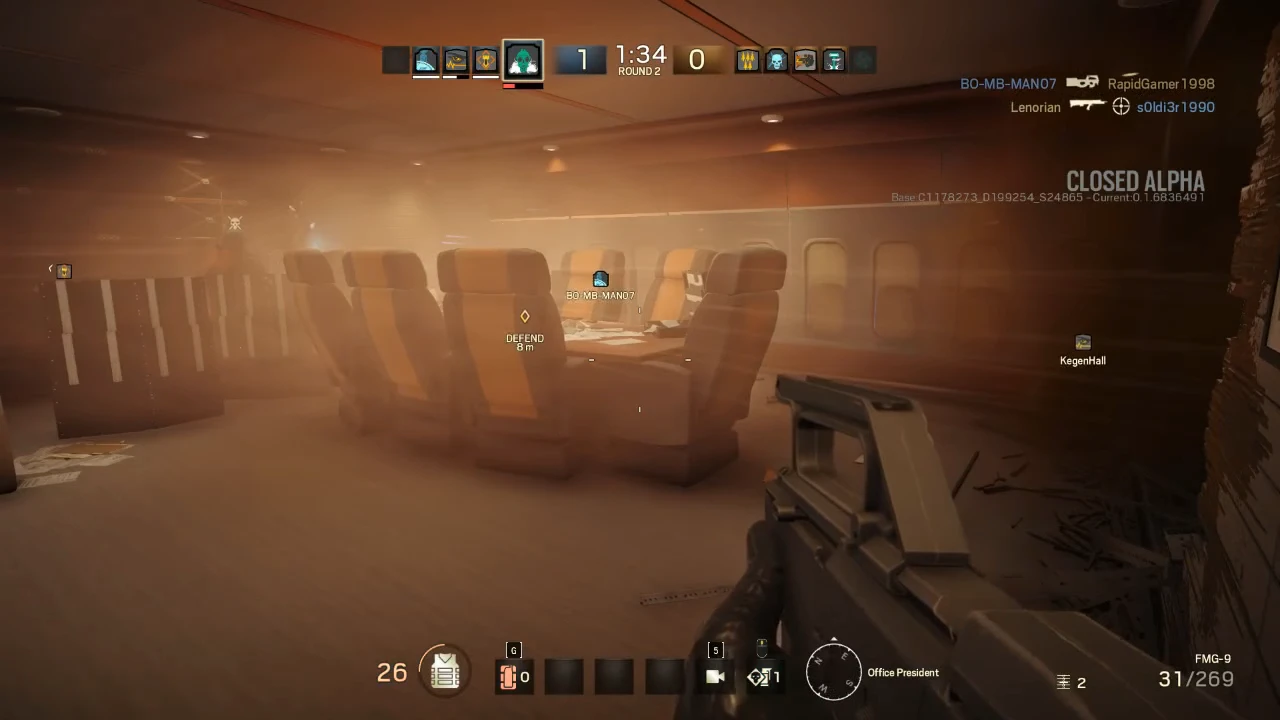 This contains a gameplay image of the game: Screenshot of Tom Clancy's Rainbow Six Siege: Deluxe Edition