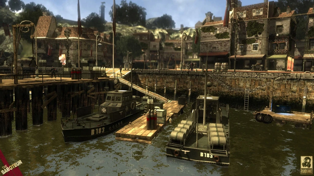 Hier ist ein Gameplay-Bild des Spiels:Screenshot von The Saboteur