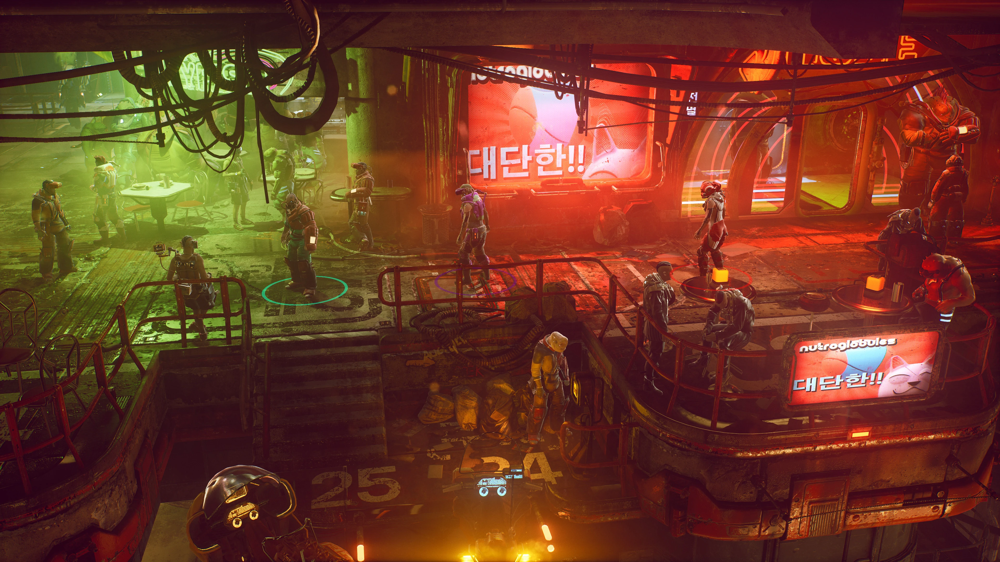 This contains a gameplay image of the game: Screenshot of The Ascent