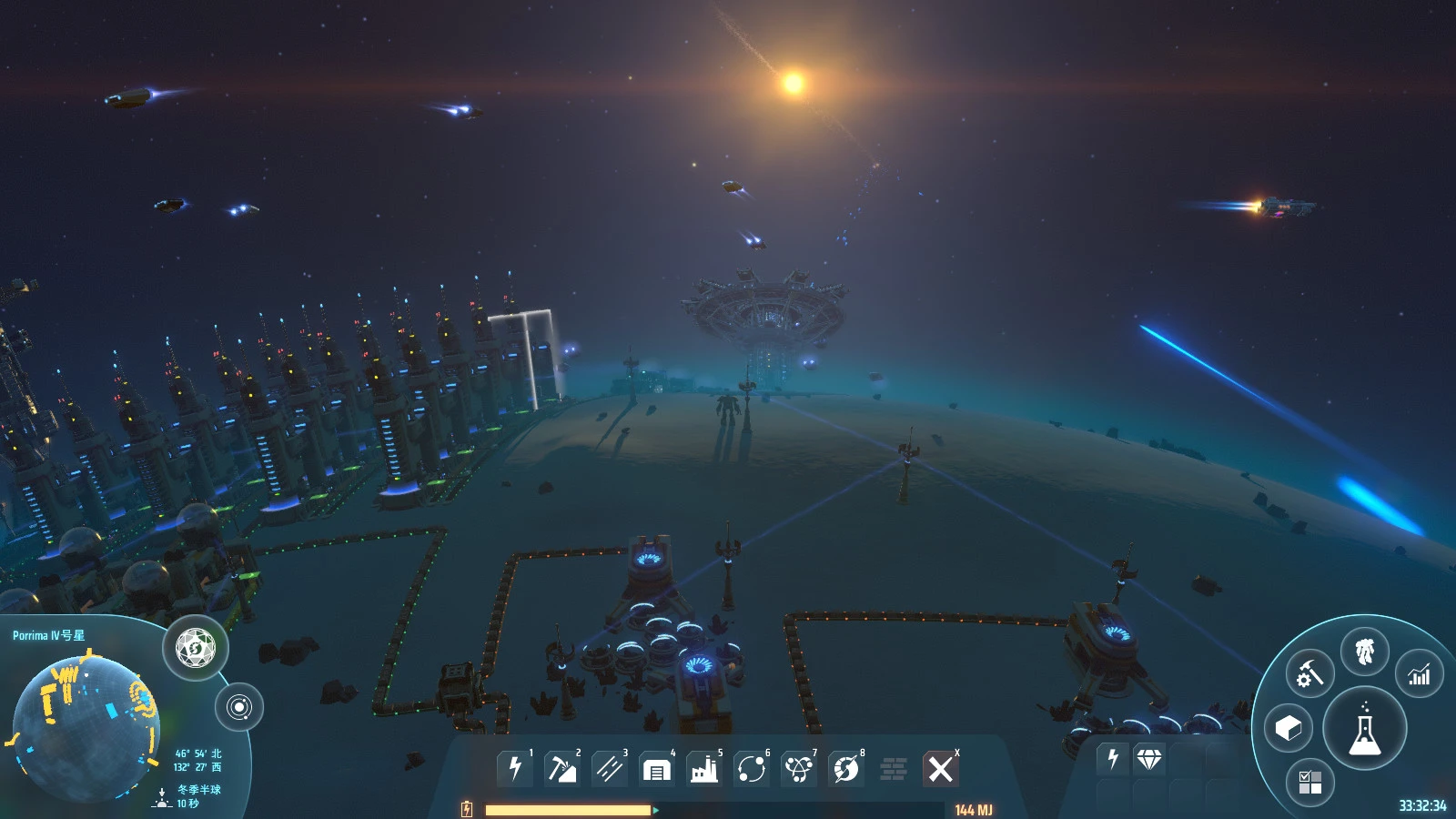 Esto contiene una imagen de juego de: Captura de pantalla de Dyson Sphere Program