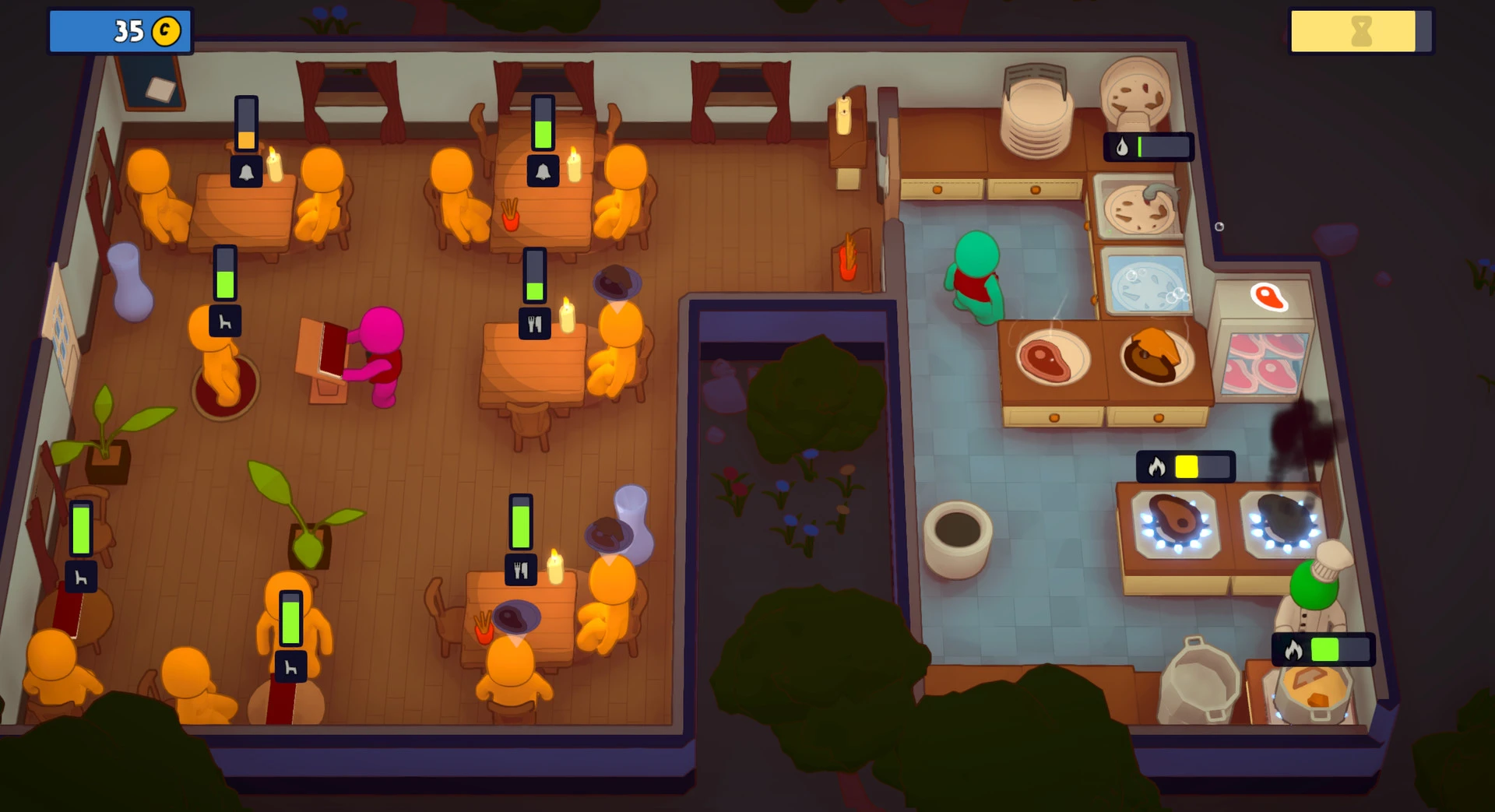 This contains a gameplay image of the game: Screenshot of PlateUp!