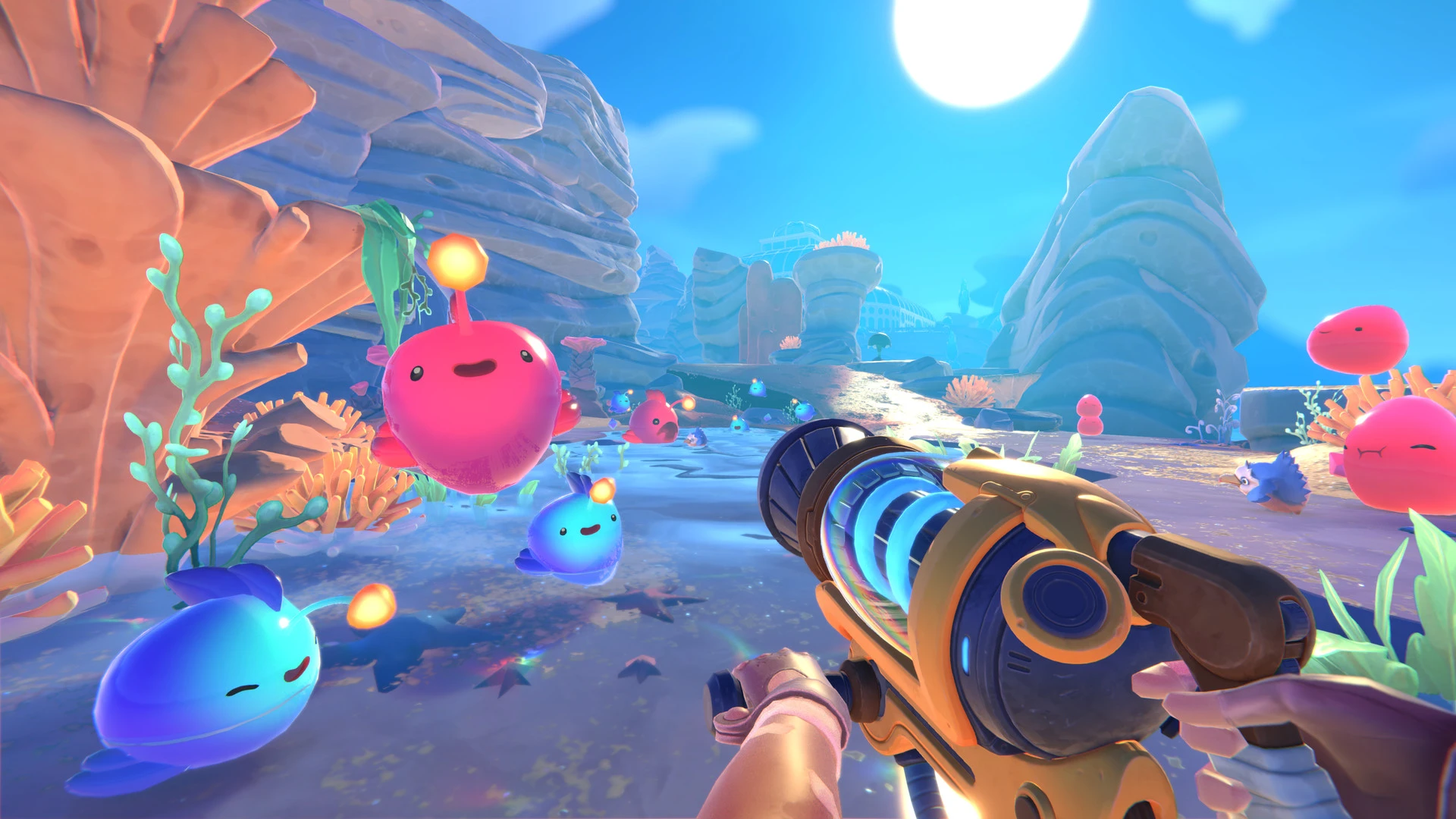 Это содержит изображение игрового процесса игры:Скриншот Slime Rancher 2