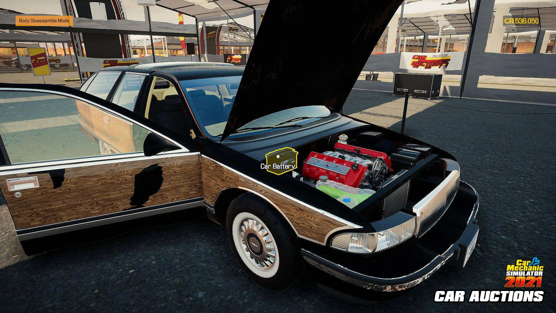 Hier ist ein Gameplay-Bild des Spiels:Screenshot von Car Mechanic Simulator 2021